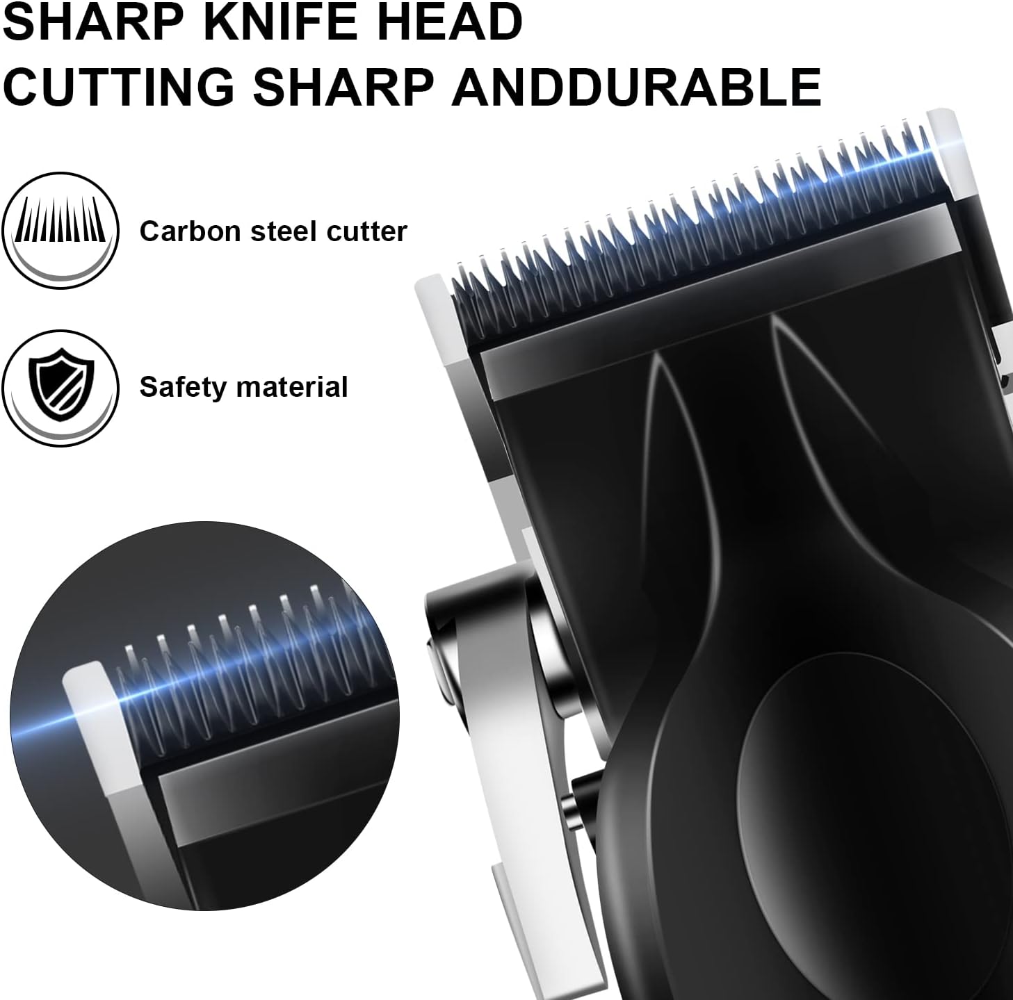 Kemei 2296 Professional Hair Clipper for Men T Blade Barber Clippers ...